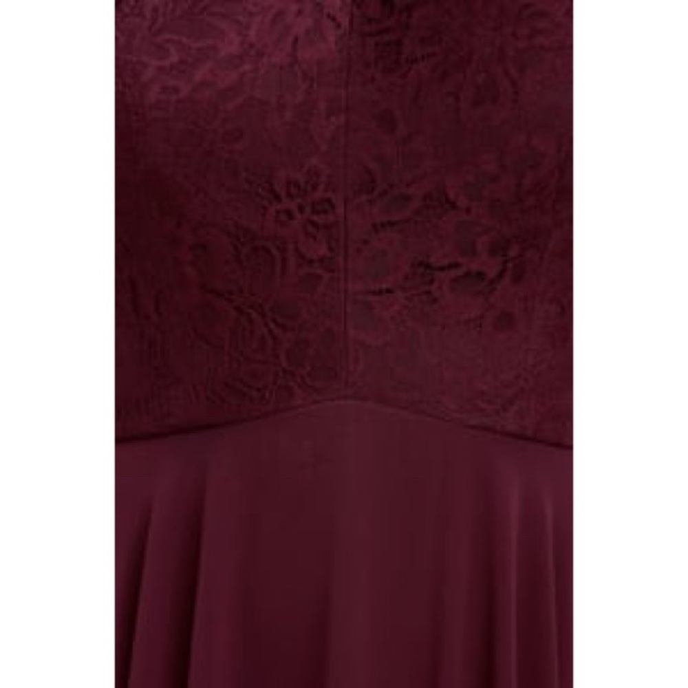 Everlasting enchantment burgundy maxi dress - Picture 5 of 7